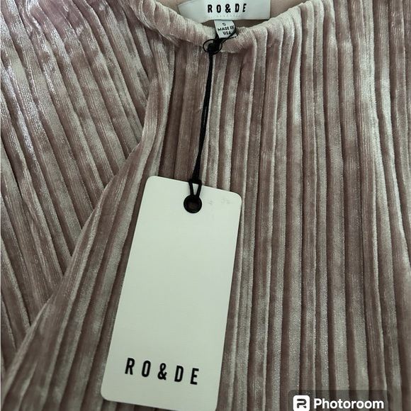 RO & DE Crushed Velvet Velour Tiered + Ribbed Layered Tank‎ - Size Small - Picture 2 of 5